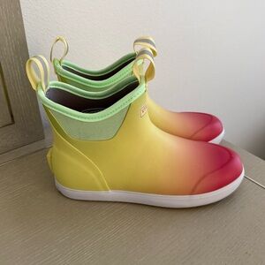 Xtratuf Ankle Deck Boots - Yellow Aurora